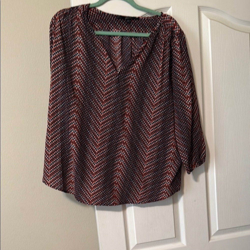 Chevron Patterned Women's Top
